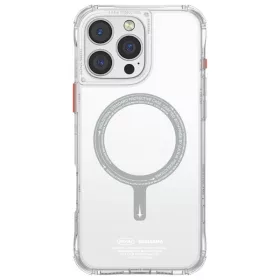   Skinarma Saido Apple iPhone 16 Pro mágneses tok, Magsafe kompatibilis, átlátszó