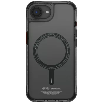   Skinarma Saido Apple iPhone 17e / iPhone 16e mágneses tok, Magsafe kompatibilis, fekete