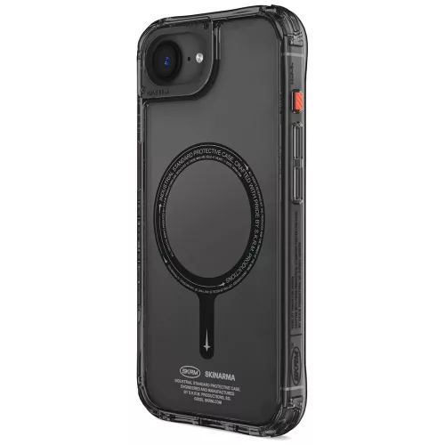 Skinarma Saido Apple iPhone 17e / iPhone 16e mágneses tok, Magsafe kompatibilis, fekete