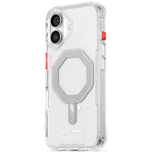 Skinarma Saido Apple iPhone 17 mágneses tok, Magsafe kompatibilis, átlátszó