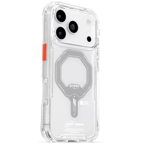 Skinarma Saido Apple iPhone 17 Pro Max / 18 Pro Max mágneses tok, Magsafe kompatibilis, átlátszó