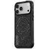 Skinarma Vektor Apple iPhone 17 Pro / 18 Pro mágneses tok, Magsafe kompatibilis, fekete-fehér
