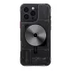 Skinarma Nova Apple iPhone 16 Pro Max mágneses tok, Magsafe kompatibilis, fekete
