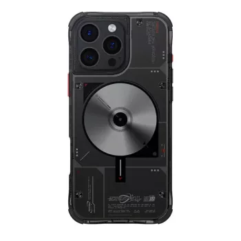   Skinarma Nova Apple iPhone 16 Pro mágneses tok, Magsafe kompatibilis, fekete