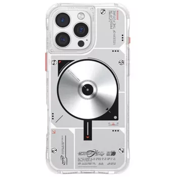   Skinarma Nova Apple iPhone 16 Pro mágneses tok, Magsafe kompatibilis, átlátszó