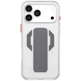   Skinarma Haxa Apple iPhone 17 / 18 Pro mágneses tok kitámasztóval, Magsafe kompatibilis, átlátszó