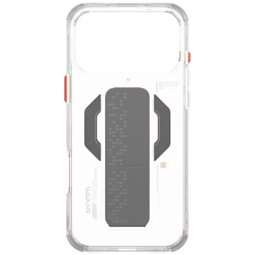 Skinarma Haxa Apple iPhone 17 / 18 Pro mágneses tok kitámasztóval, Magsafe kompatibilis, átlátszó