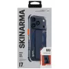 Skinarma Haxa Apple iPhone 17 / 18 Pro Max mágneses tok kitámasztóval, Magsafe kompatibilis, kék