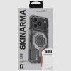 Skinarma Magma Apple iPhone 17 / 18 Pro mágneses tok, Magsafe kompatibilis, szürke