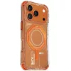 Skinarma Magma Apple iPhone 17 / 18 Pro mágneses tok, Magsafe kompatibilis, narancs
