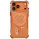 Skinarma Magma Apple iPhone 17 Pro Max / 18 Pro Max mágneses tok, Magsafe kompatibilis, narancs