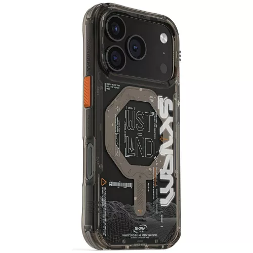 Skinarma Sonix Apple iPhone 17 Pro Max / 18 Pro Max mágneses tok, Magsafe kompatibilis, fekete