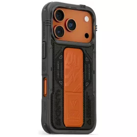   Skinarma Phantom Apple iPhone 17 Pro Max / 18 Pro Max mágneses tok kitámasztóval, Magsafe kompatibilis, olive
