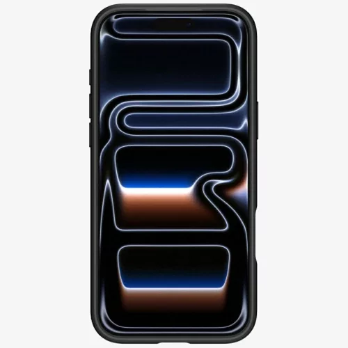Spigen Ultra Hybrid Mag Apple iPhone 17 Pro / 18 Pro tok, MagSafe, Frost Black/Orange, fekete-narancs
