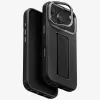 Uniq Heldro Pro Apple iPhone 17 Pro / 18 Pro mágneses tok tartóval, kameravédő kerettel, MagSafe, fekete