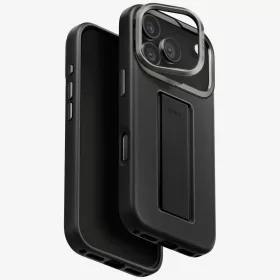   Uniq Heldro Pro Apple iPhone 17 Pro / 18 Pro mágneses tok tartóval, kameravédő kerettel, MagSafe, fekete