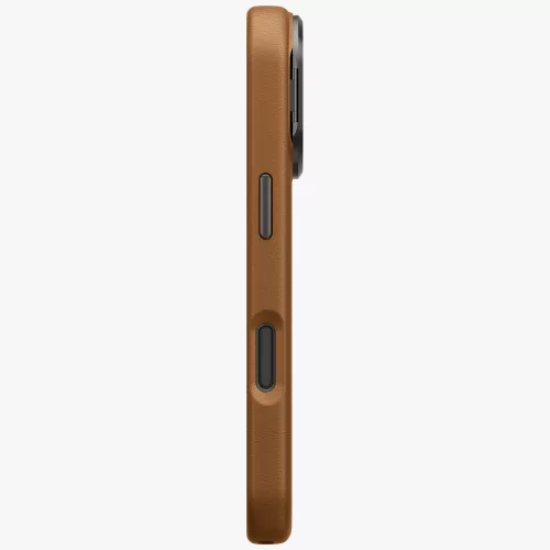 Uniq Heldro Pro Apple iPhone 17 Pro / 18 Pro mágneses tok tartóval, kameravédő kerettel, MagSafe, barna