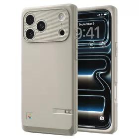   Spigen Classic LS Apple iPhone 17 Pro / 18 Pro tok, MagSafe, Stone, szürke