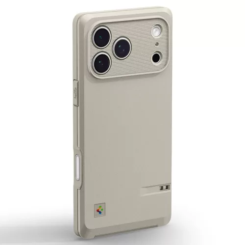 Spigen Classic LS Apple iPhone 17 Pro / 18 Pro tok, MagSafe, Stone, szürke