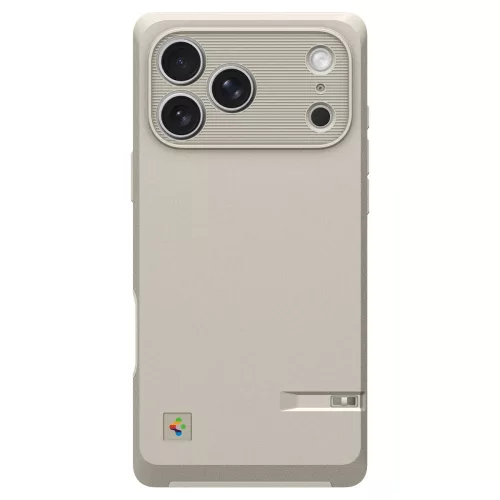 Spigen Classic LS Apple iPhone 17 Pro Max / 18 Pro Max tok, MagSafe, Stone, szürke