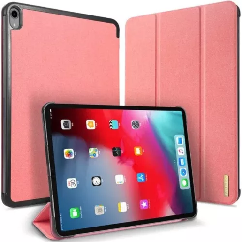 Apple iPad Pro 11 (2018), mappa tok, Smart Case, Dux Ducis Domo, rózsaszín