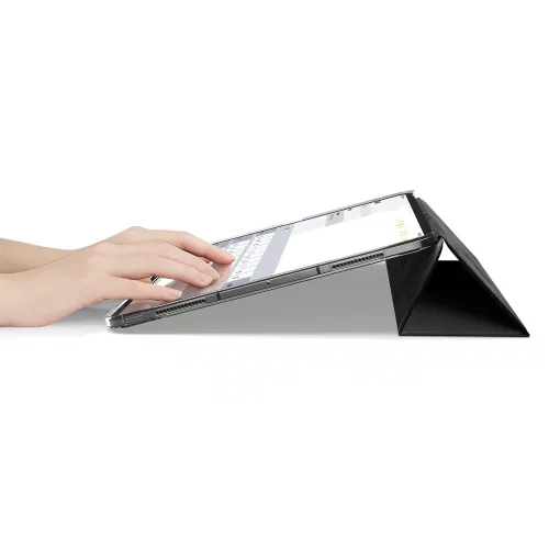Spigen Liquid Air Folio Apple iPad Pro 13" (2024 / 2025) tok, fekete