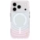 Uniq Coehl Vela Apple iPhone 17 Pro / 18 Pro mágneses tok, MagSafe, rózsaszín-fehér