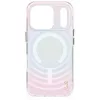 Uniq Coehl Vela Apple iPhone 17 Pro / 18 Pro mágneses tok, MagSafe, rózsaszín-fehér