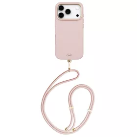   Uniq Coehl Mirelle Apple iPhone 17 Pro / 18 Pro mágneses tok, MagSafe, crossbody pánttal, rózsaszín-arany