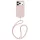 Uniq Coehl Mirelle Apple iPhone 17 Pro / 18 Pro mágneses tok, MagSafe, crossbody pánttal, rózsaszín-arany