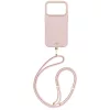 Uniq Coehl Mirelle Apple iPhone 17 Pro / 18 Pro mágneses tok, MagSafe, crossbody pánttal, rózsaszín-arany