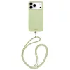 Uniq Coehl Mirelle Apple iPhone 17 Pro Max / 18 Pro Max mágneses tok, MagSafe, crossbody pánttal, zöld-arany
