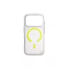 Uniq Combat Active Magclick Apple iPhone 17 Pro / 18 Pro MagSafe tok, átlátszó-zöld