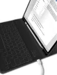 Apple iPad 10.9 (2022) / iPad 11 (2025), Bluetooth billentyűzetes mappa tok, érintőceruza tartó, érintőceruza nélkül, TP SC Pen Holder + Keyboard, fekete