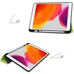 Apple iPad Air 13 (2024 / 2025), mappa tok, érintőceruza tartó, érintőceruza nélkül, Smart Case, Wooze Trifold Pencil Holder, fekete