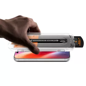   Spigen Glas.tR EZ Fit Pro HD kijelzővédő üveg – iPhone 18 Pro / 17 Pro / 17 / 16 Pro – AGL10097