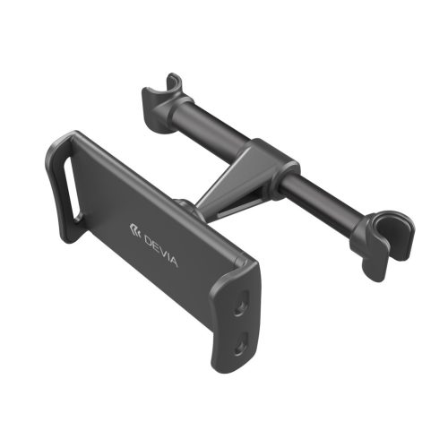 Devia Magic Clip autós tablet- és telefontartó fejtámlára – 360° forgatható, stabil rögzítés, iPhone & iPad kompatibilis