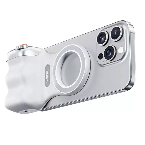 TELESIN mágneses markolat iPhone-hoz – DSLR-élmény Bluetooth exponálóval