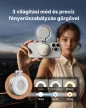TELESIN mágneses LED gyűrűfény iPhone-hoz – természetes megvilágítás stabil rögzítés mellett