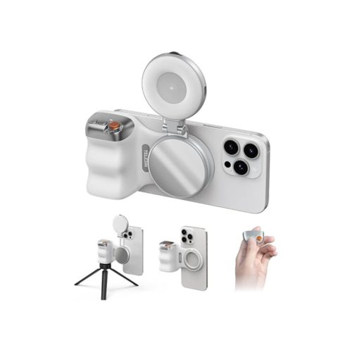 TELESIN kreatív csomag iPhone-hoz – markolat + tripod + gyűrűfény