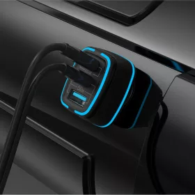   Devia Extreme Speed 115W autós gyorstöltő – 3 portos villámtöltés iPhone-hoz, iPadhez és laptophoz