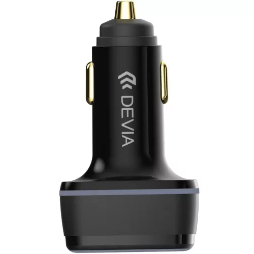 Devia Extreme Speed 115W autós gyorstöltő – 3 portos villámtöltés iPhone-hoz, iPadhez és laptophoz
