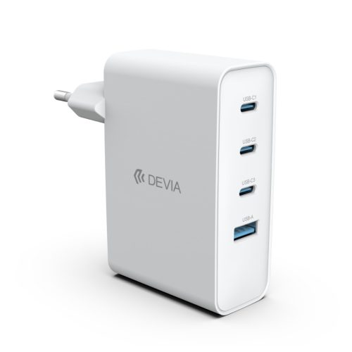 Devia Extreme Speed Series 100W GaN PD hálózati gyorstöltő adapter USB+3xType-C