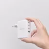 Devia Extreme Speed 100W GaN PD hálózati gyorstöltő adapter – 4 portos (3x USB-C + 1x USB-A) fali töltőfej MacBook, laptop és iPhone készülékekhez