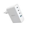 Devia Extreme Speed 100W GaN PD hálózati gyorstöltő adapter – 4 portos (3x USB-C + 1x USB-A) fali töltőfej MacBook, laptop és iPhone készülékekhez