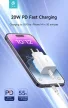 Devia hálózati töltő adapter Type-C bemenettel - 20W - Devia Smart Series PD    Quick Charger V2 - fehér