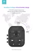 Devia többfunkciós globális hálózati töltő utazó adapter (UK/EU/USA/USA/Japán/AU)