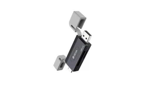 Devia USB-C + USB 3.0 SD/microSD kártyaolvasó