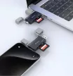 Devia USB-C + USB 3.0 SD/microSD kártyaolvasó