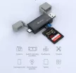 Devia USB-C + USB 3.0 SD/microSD kártyaolvasó